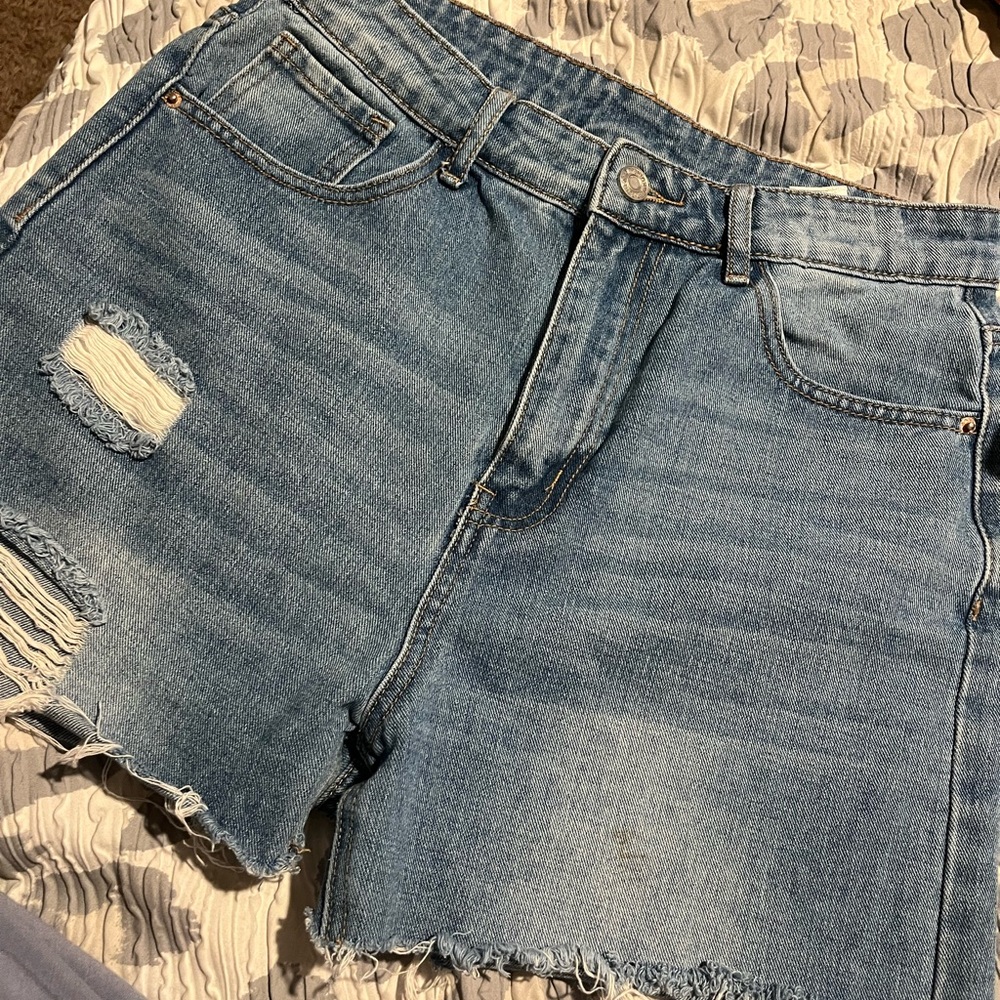 Blue Denim Women's Shorts